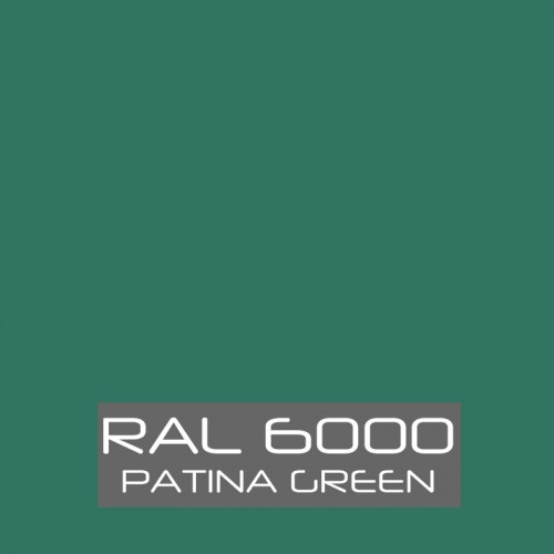 RAL 6000 Patina Green tinned Paint